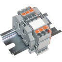【メーカー在庫あり】 SPTB24A23P トラスコ中山(株) TRUSCO スプリング式端子台2線式 3極 電線サイズ0.25〜2.5 SPTB24A-2-3...