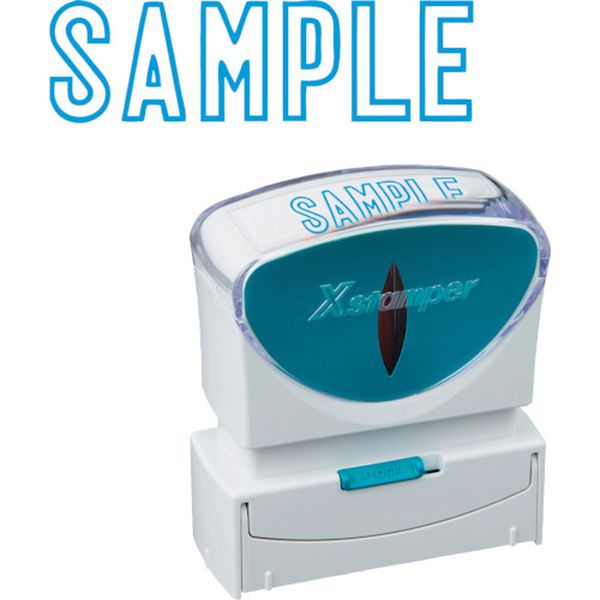  X2B10023 スタンプ ビジネス用 キャップレス B型 藍 SAMPLE X2-B-10023 X2-B-10023 HD店