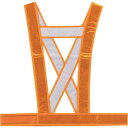 【メーカー在庫あり】 (株)日本緑十字社 緑十字 安全ベスト(発光帯) 黄反射タイプ フリーサイズ 発光帯(C)黄 238022 HD店