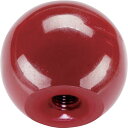 【メーカー在庫あり】 24560.0540 ロームヘルド・ハルダー(株) HALDER ボールノブ DIN 319 モールドネジ付 形状C 赤 24560-0540 HD店