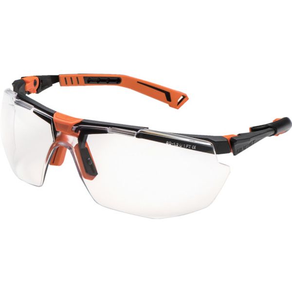 【メーカー在庫あり】 5X1.40.02.00 Univet社 ユニベット 一眼型保護メガネ 5X1 ブラック×オレンジ 5X1-40-02-00 HD店
