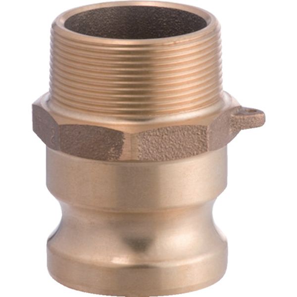 【メーカー在庫あり】 633FB12BR カムロック アダプター オネジ ブロンズ 633-FB 1/2インチ BR 633-FB-..