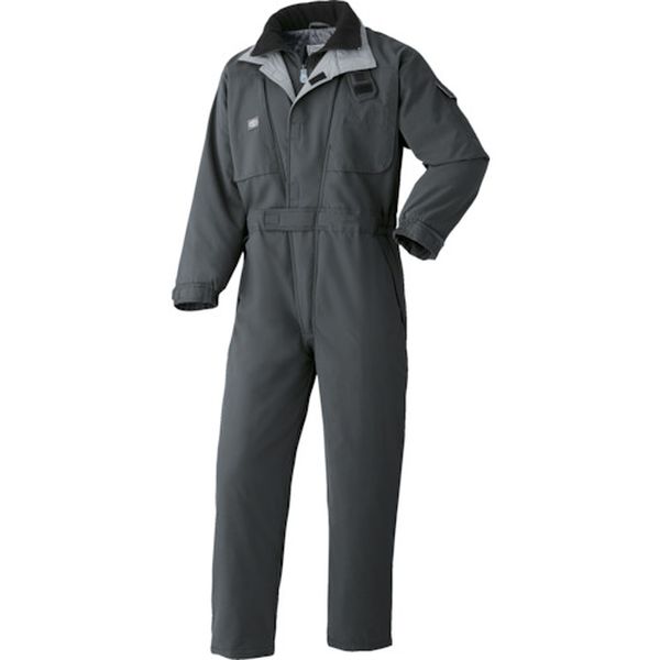 【メーカー在庫あり】 700012M 山田辰(株) AUTO−BI 防寒つなぎ服 チャコールグレー Mサイズ 700-G2-M HD店