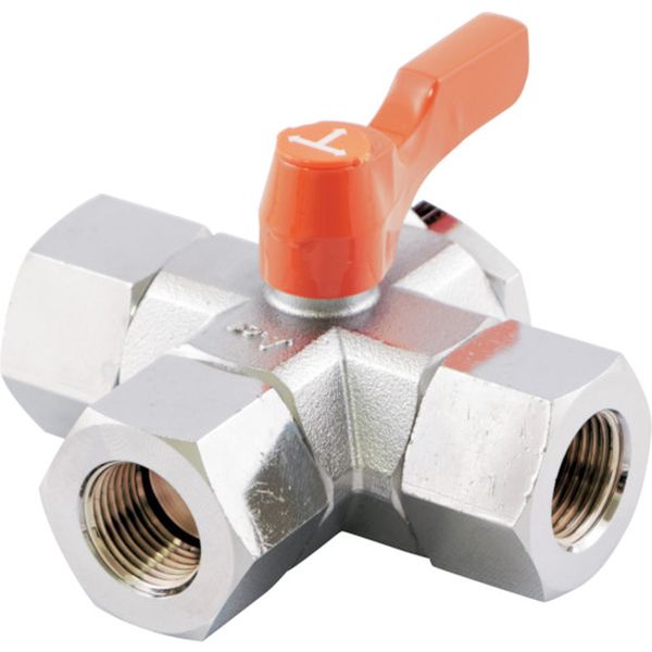 【メーカー在庫あり】 BX1111RWS アソー(株) ASOH 内×内ネジ型(Tポート)(RoHS指令相当品) 三方 PT1/8 BX-1111R-WS HD店