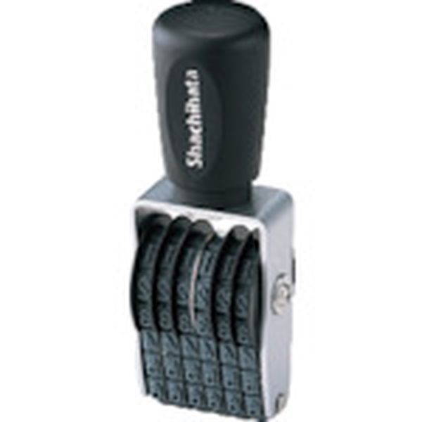 【メーカー在庫あり】 CF64GT シヤチハタ(株) シヤチハタ タート用回転ゴム印欧文6連4号 ゴシック体 CF-64GT HD店