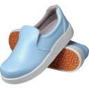 ・水・油の上で滑りにくい「グリッドソール」搭載の厨房靴です。・中底が分厚くクッション性があります。・裏布が厚く足当たりが良い靴です。・厨房用。・寸法(cm)：24.0・色：スカイ・足幅サイズ：EEE・動摩擦係数：0.33・耐滑底・インソール入り・カカト部にクッション材入り・甲材：合皮・ミッドソール：EVA・靴底：合成ゴム・インソール：EVA・生産国 中国・JANコード 4940833481453・質量 580g・コード：390-2230 ・品目：E0635BD240E0635BD240楽天 HD店　