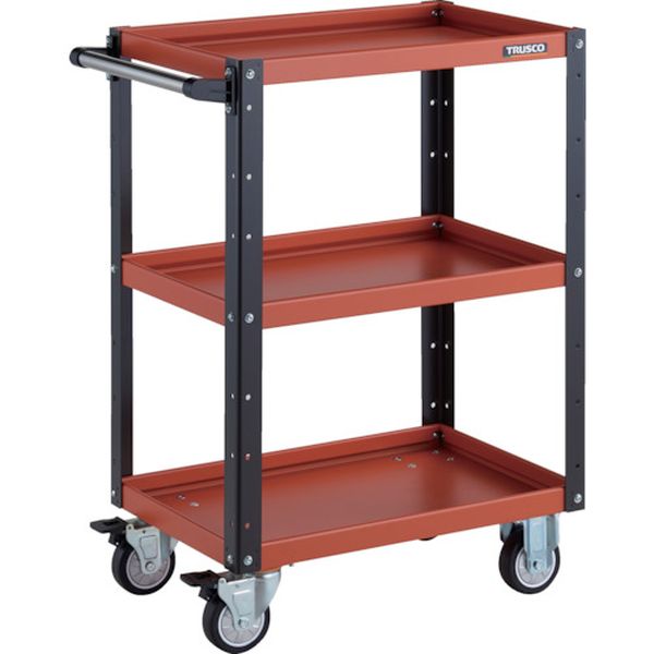 【メーカー在庫あり】 EGW963UORBK ツールワゴン イーグルワゴン 600X400XH880 ウレタン車輪 オレンジ/ブラック EGW-963U-ORBK HD店