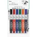 【メーカー在庫あり】 ぺんてる(株) ペンテル ノックル ボードにフィット 中字 6色セット EMWL5SBF6ST HD店