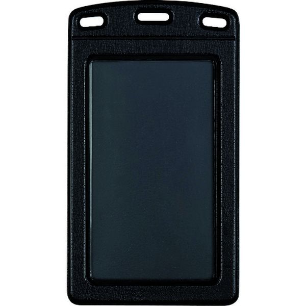 【メーカー在庫あり】 NX131BK オープン工業(株) OP 名札用ケース レザー調 タテ名刺 黒 (10枚入) NX-131-BK HD店