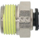 【メーカー在庫あり】 PNM8PT38BSM (株)潤工社 潤工社 ワンタッチ継手Mシリーズ ニップル 8mm PT3/8 PNM-8-PT3/8-BSM HD...