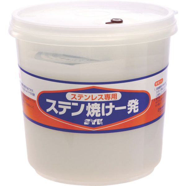 ・ステンレスの溶接焼けを除去します。・毒劇物には該当しないので、安全です。・ペースト状なので、垂れにくく作業が容易です。・ステンレスの溶接焼けの除去に。・色：白色・容量(g)：1500・ステンレスの溶接焼けに塗布して2分〜10分置いてから、...
