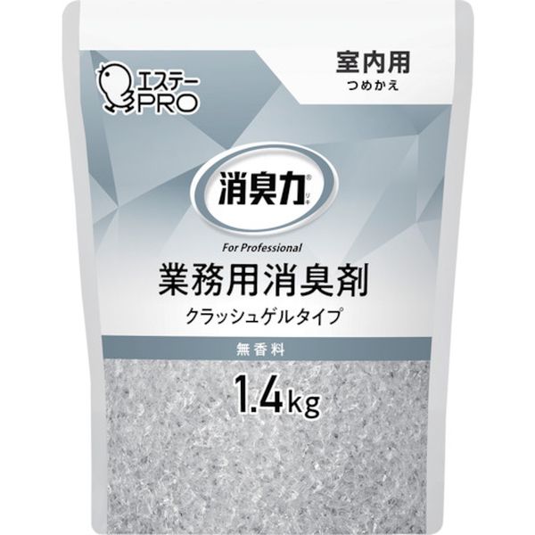 【メーカー在庫あり】 エステー(株) エステー G消臭力 クラッシュゲル室内用 詰替 1.4kg 無香料 ST130429 HD店