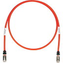 【メーカー在庫あり】 STP6X0.5MRD CAT6A/CAT6 シールドパッチコード 0.5m 赤 STP6X0.5MRD STP6X0-5MRD HD店