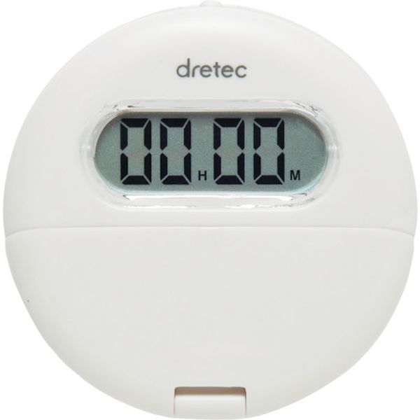 【メーカー在庫あり】 T558WT (株)ドリテック dretec クリップ付バイブタイマー ホワイト T-558WT HD店