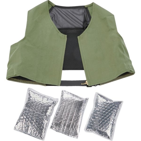 【メーカー在庫あり】 WICEVLSET トラスコ中山(株) TRUSCO アイシングベスト前面コットンタイプ 長時間保冷剤3個セット WICEV-LSET HD店