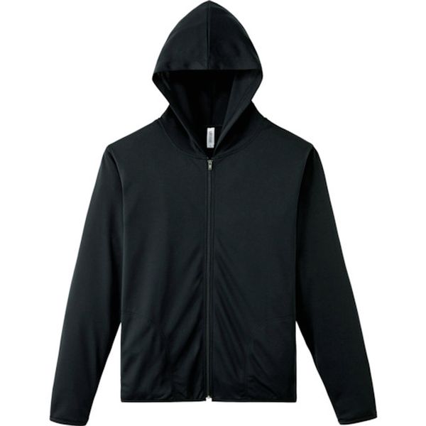 【メーカー在庫あり】 00338AMZBLKL トムス(株) glimmer ドライジップパーカーー00338-AMZ-ブラック-L ..