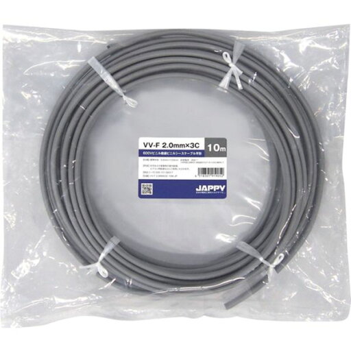 【メーカー在庫あり】 VVF2.0MMX3C20MJP 因幡電機産業(株) JAPPY V絶縁Vシースケーブル VV-F HD店 【メーカー在庫あり】 VVF2.0MMX3C20MJP 因幡電機産業(株) JAPPY V絶縁Vシースケーブル VV-F HD店