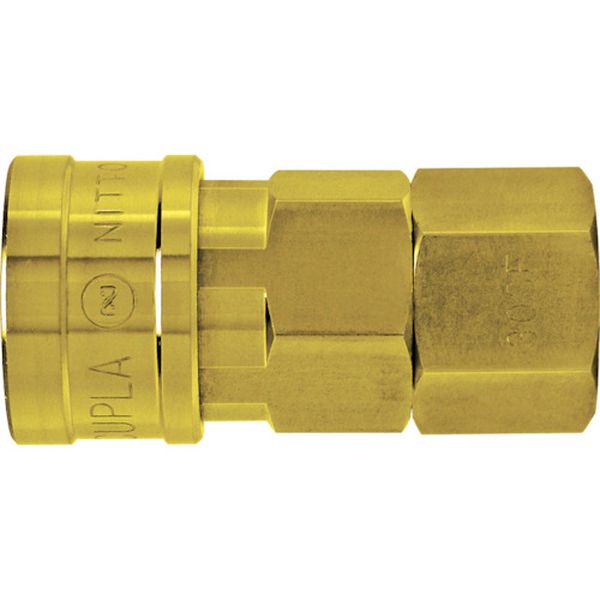 【メーカー在庫あり】 40SFBRASSNBR 真ちゅう製ハイカプラ(おねじ取付用ソケット) 相手側R1/2 1.5Mpa(00229) 40SF HD店