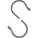【メーカー在庫あり】 A1006 単管用フックS型 鉄ビニコートストーングレー 仕上径6mm(線径5mm) 150mm A-1006 HD店