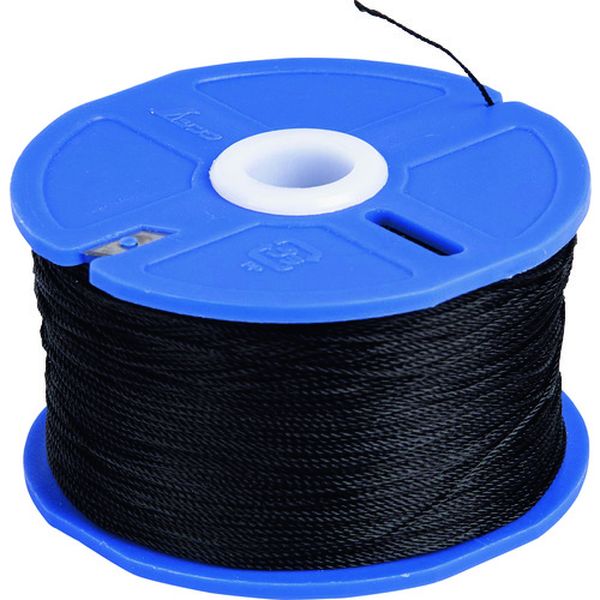 【メーカー在庫あり】 シンワ測定(株) シンワ ポリエステル水糸 リール巻 太 0.8mm 270m ブラック 78484 HD店