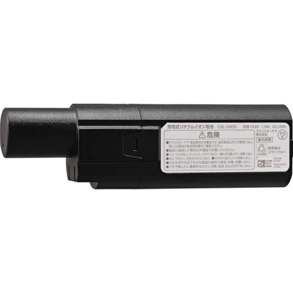 ・充電式クリーナーの別売バッテリーです。・バッテリーの交換用として。・幅(mm)：41・奥行(mm)：140・高さ(mm)：31・電圧(V)：DC10.8V・容量(Ah)：1.9・種類：リチウムイオン2次電池・対応機種：SCD-120P/SCD-121P/SCD-L1P/SCD-160P/SCD-P1P/SCD-180/SCD-181P/SCD-R1P/RNS-B400D・電池容量：19000mAh・電池寿命：繰り返し充電 約1000回・生産国 中国・JANコード 4967576542647・質量 185g・コード：270-3356 ・品目：CBL10820CBL10820楽天 HD店　