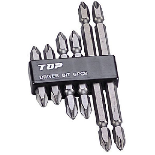 【メーカー在庫あり】 DB2600S トップ工業(株) TOP ドライバビットセット 6本組 DB2-600S HD店