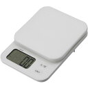 【メーカー在庫あり】 KS729WT (株)ドリテック dretec デジタルスケール「ブランジェ」2kg ホワイト KS-729WT HD店