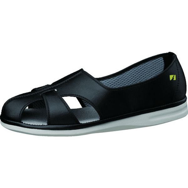 ・靴底から静電気を逃し、スパークを防止します。・通気性に優れています。・クリーンルーム・看護・介護作業等に。・寸法(cm)：25.5・足幅サイズ：EEE・色：ブラック・電気抵抗値(Ω)：1.0×10[[の5〜8乗]]Ω・サイズ：25.5・JIS T8103 一般静電作業靴に相当・甲被：人工皮革・靴底：新発泡ポリウレタン1層・つま先保護性能(先芯装備)はありません。・インソールを入れて履く仕様の靴ではありません。インソールを使用してご使用された場合、靴の静電性能が基準値を下回る可能性がございます。(静電気帯電防止仕様のインソールを使用されても同様です。)・重量は26.0cmを基準にした標準重量です。・生産国 中国・JANコード 4979058671783・質量 490g・コード：859-3930 ・品目：PS01SBK25.5PS-01S-BK-25-5楽天 HD店　