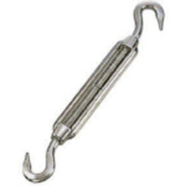 【メーカー在庫あり】 TB9H (株)水本機械製作所 水本 ステンレス 枠式ターンバックル(フック＆フック) 捻子径3分 使用荷重1.57kN TB-9H HD店