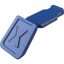 【メーカー在庫あり】 006110CB KNIPEX社 KNIPEX カラーコードクリップ ブルー(10ピース入り) 0061-10CB HD店