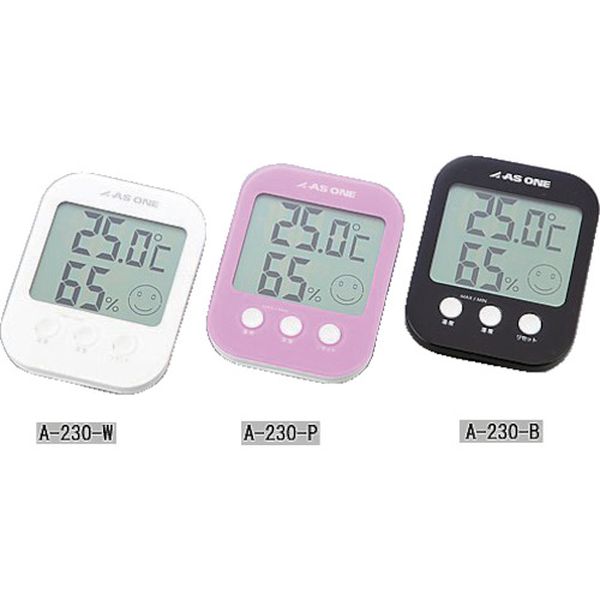 【メーカー在庫あり】 1175201 アズワン(株) AS 温湿度計 白 A-230-W 1-1752-01 HD店