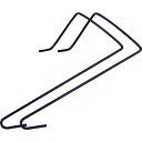 【メーカー在庫あり】 A1004 (株)ニッサチェイン ニッサチェイン ドアフック 300mm A-1004 HD店