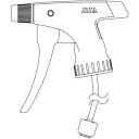 【メーカー在庫あり】 196R (株)フルプラ フルプラ 部品No.196R ピストル本体セット レッド(#705#715用) 196-R HD店