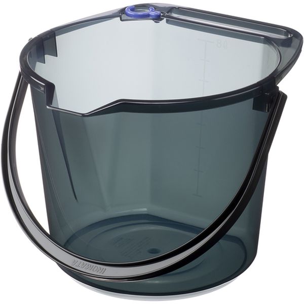 【メーカー在庫あり】 イノマタ化学(株) イノマタ化学 なるほどバケツ8Lクリアーブラック 3207CBLK HD店