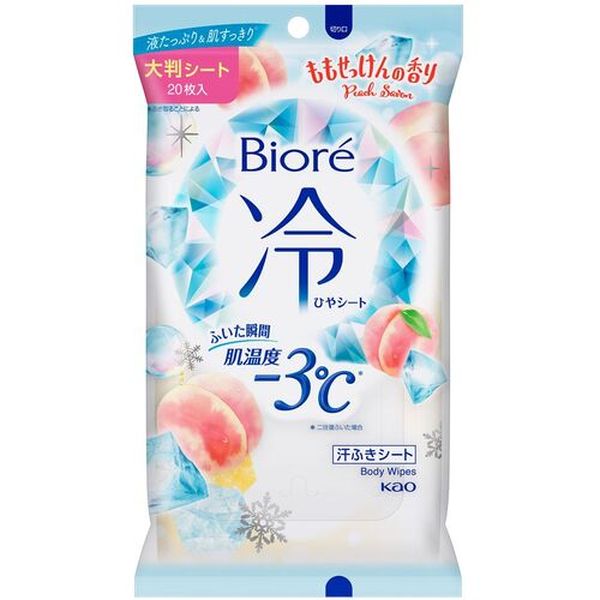 【メーカー在庫あり】 花王(株) Kao ビオレ冷シート ももせっけん 367266 HD店
