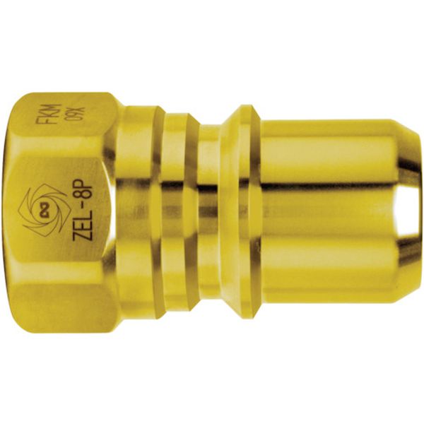【メーカー在庫あり】 ZEL8PBRASSFKM 日東工器(株) 日東工器 ゼロスピルカプラ(42863) ZEL-8P HD店