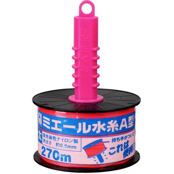 【メーカー在庫あり】 (株)たくみ たくみ ミエール水糸A型ピンク太270m 4366 HD店