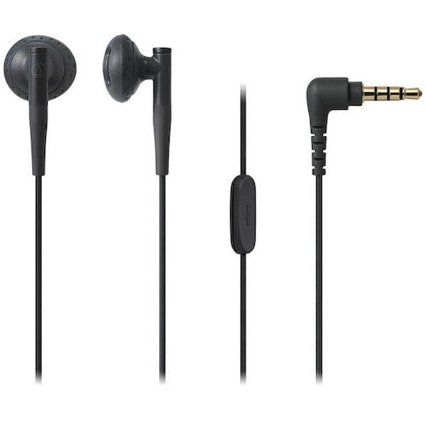 【メーカー在庫あり】 ATHC200ISBK (株)オーディオテクニカ オーディオテクニカ マイク付きイヤホン AT..