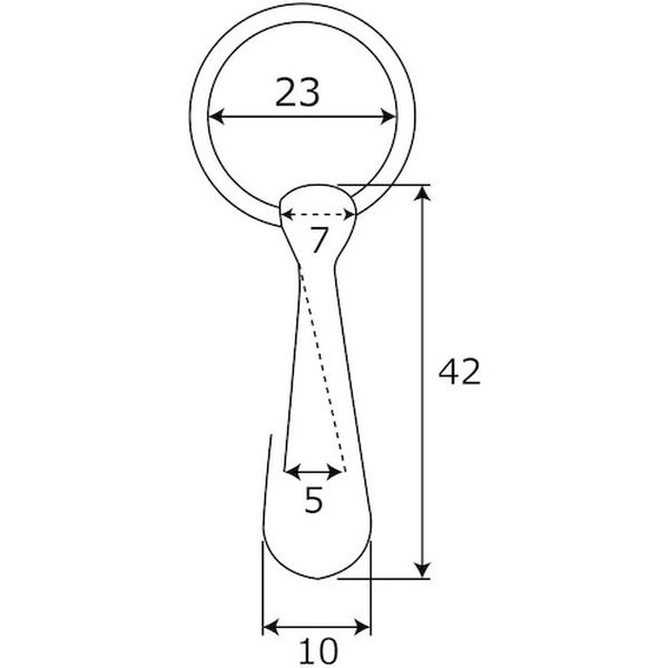 【メーカー在庫あり】 BK954 和気産業(株) WAKI 小型ナスカンNO.5 4734KR-100 BK-954 HD店