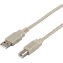 【メーカー在庫あり】 (株)バッファロー バッファロー USB2.0ケーブル(A to B) 1m アイボリー BSUAB210IV HD店(2)