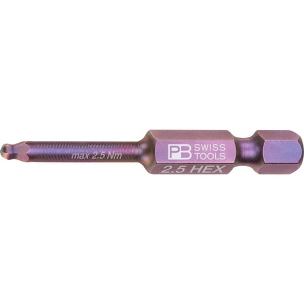【メーカー在庫あり】 E6.2125 PBスイスツールズ社 PBスイスツールズ 六角ネジ用精密ビットE6 E6-212/5..
