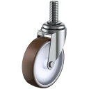 【メーカー在庫あり】 ねじ込み式 自在 キャスター ウレタン 車輪径125mm Eタイプ ET型 ネジ寸法M12×35ピッチ1.75 ET-125UR-M12-...
