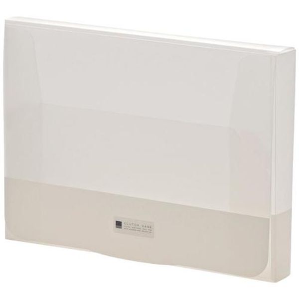 【メーカー在庫あり】 G59000 (株)LIHIT リヒト クラッチケース ホワイト A4 G5900-0 HD店