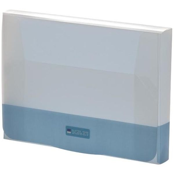 【メーカー在庫あり】 G59008 (株)LIHIT リヒト クラッチケース ブルー A4 G5900-8 HD店