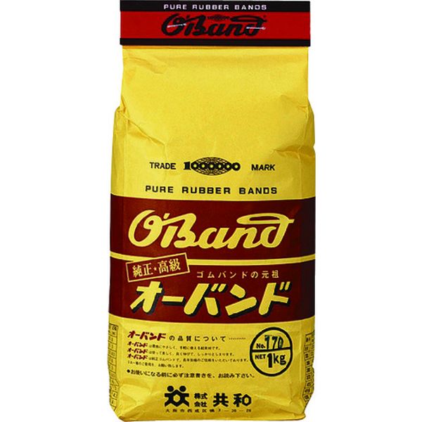 【メーカー在庫あり】 GR206 (株)共和 オーバンド ＃520 アメ色 1kg袋 (約390本入)...