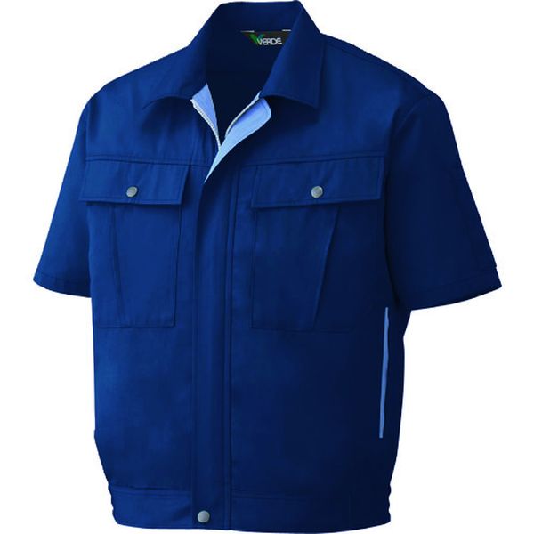 【メーカー在庫あり】 GS567UE6L ミドリ安全(株) ミドリ安全 春夏 半袖ブルゾン ネイビー 6L GS567-UE-..