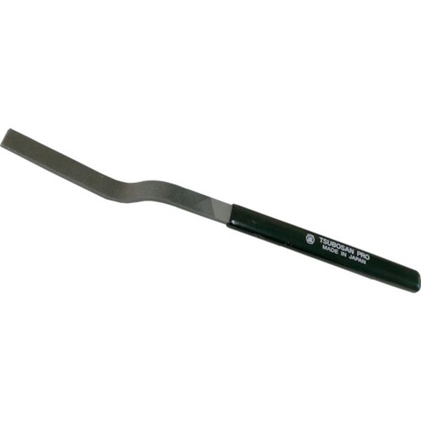 【メーカー在庫あり】 HIC1002 ツボサン(株) ツボサン プロヤスリ クランク型 10本組サイズ 平 中目 HIC10-02 HD店