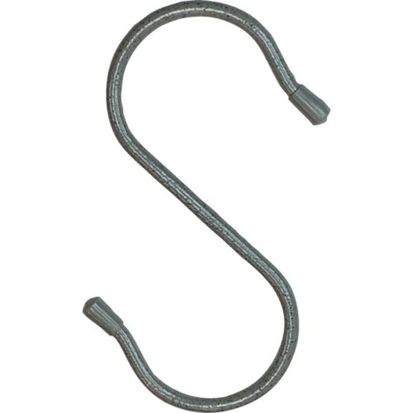 【メーカー在庫あり】 ISH150VW 単管用フックS型 鉄ビニコートストーングレー 仕上径6mm(線径5mm) 150mm 20個入り ISH-150VW H...