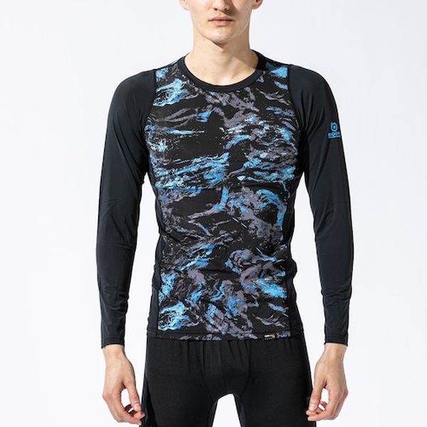 【メーカー在庫あり】 JW726MEBKLL おたふく手袋(株) おたふく BT パワーストレッチEVO ロングスリーブ クルーネックシャツ JW-726-MEB..