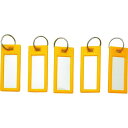 【メーカー在庫あり】 和気産業(株) WAKI ネームホルダー5 黄 5入り MY013 HD店
